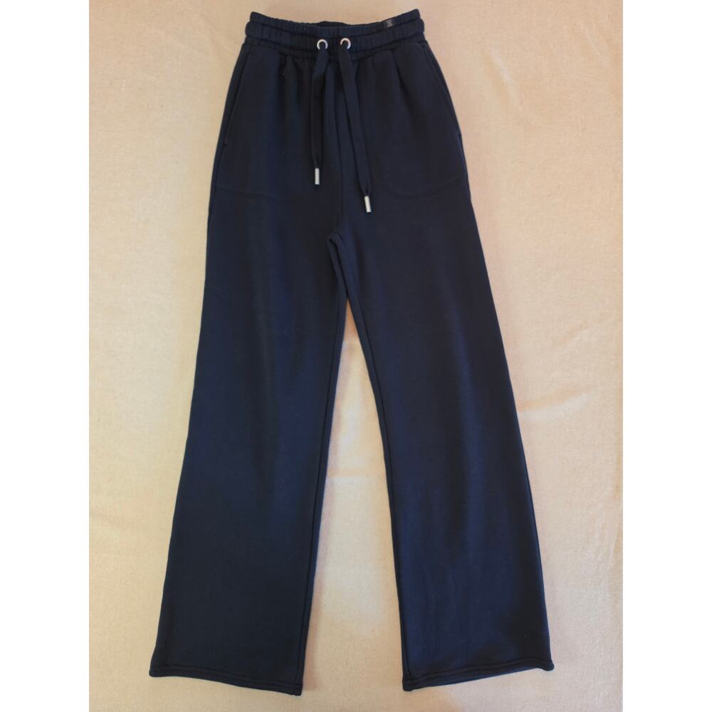 Savage X Fenty Xssential Relaxed Drawstring Sweatpants Black Sz XXS NWT - Picture 2 of 4